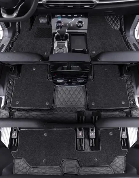 

Custom special car floor mats for Mercedes Benz EQB 300 7 seats 2026-2022 Top quality double layers carpets rugs for EQB300 2025