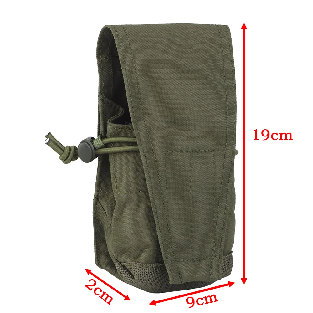 5.56/7.62 MBITR Pouch, MOLLE/Belt Radio Pouch, Single Magazine Pouch, MAG Holder,Open/Flap Top Double Stack Magazine Pouch