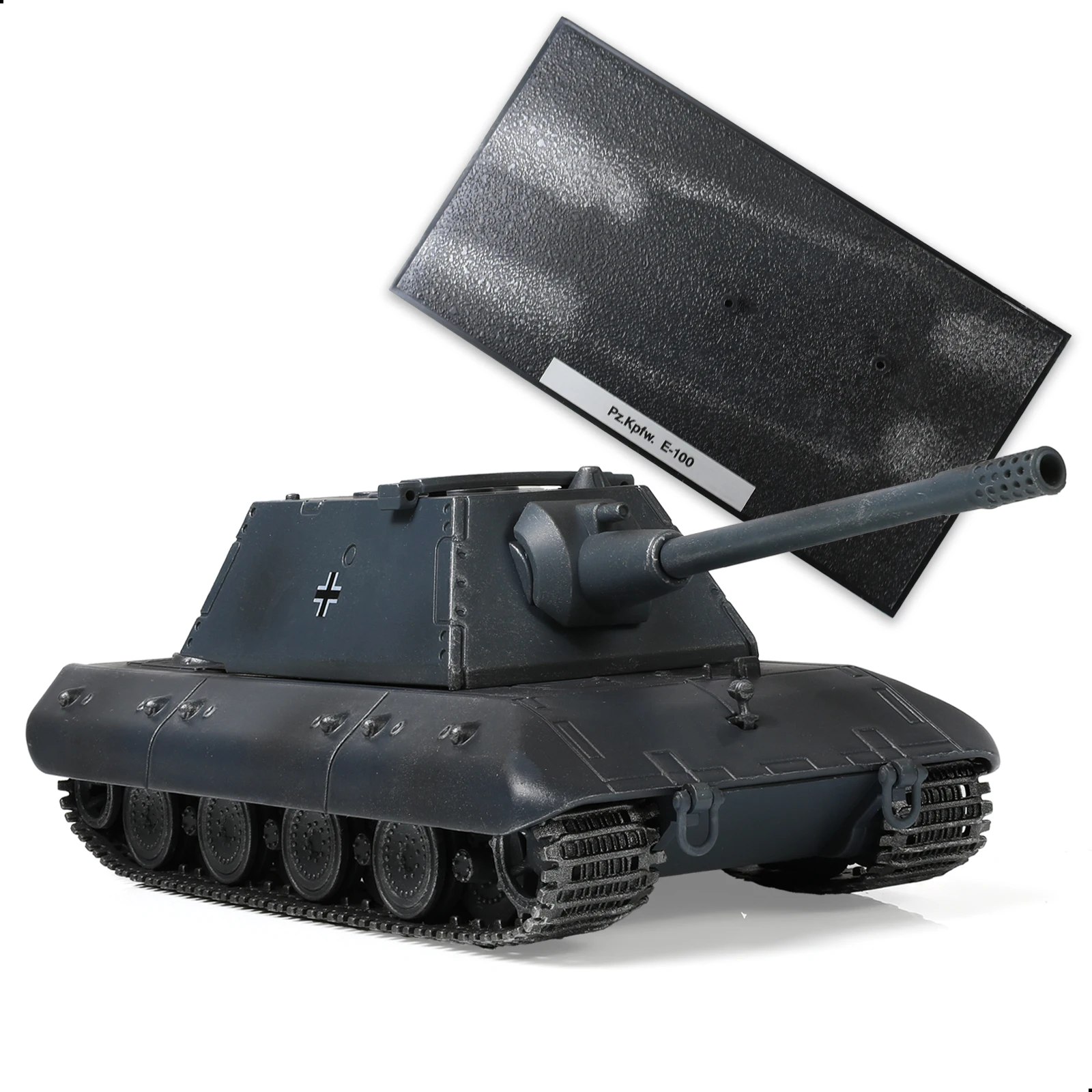 

Модель танка E-100 Pz.Kpfw в масштабе 1:72, литая под давлением военная реплика, детализированная коллекционная модель для энтузиастов, подарок на Рождество и день рождения для мужчин.