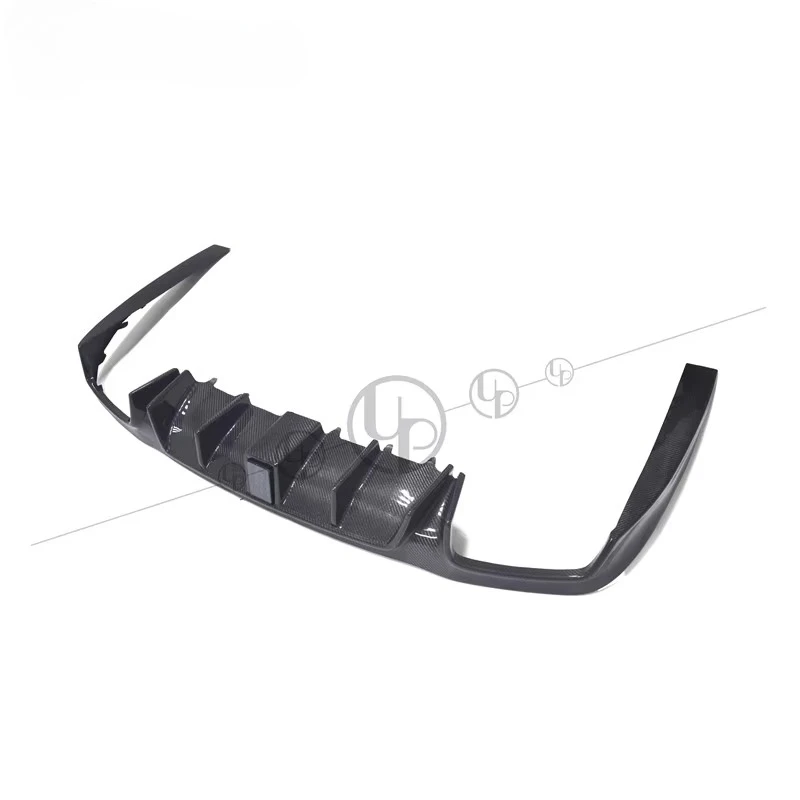 

For E Style W213 Ko Style Rear Diffuser Exhaust Tip Carbon Fiber Stainless Steel Material for E Class W213 Rear Diffuser