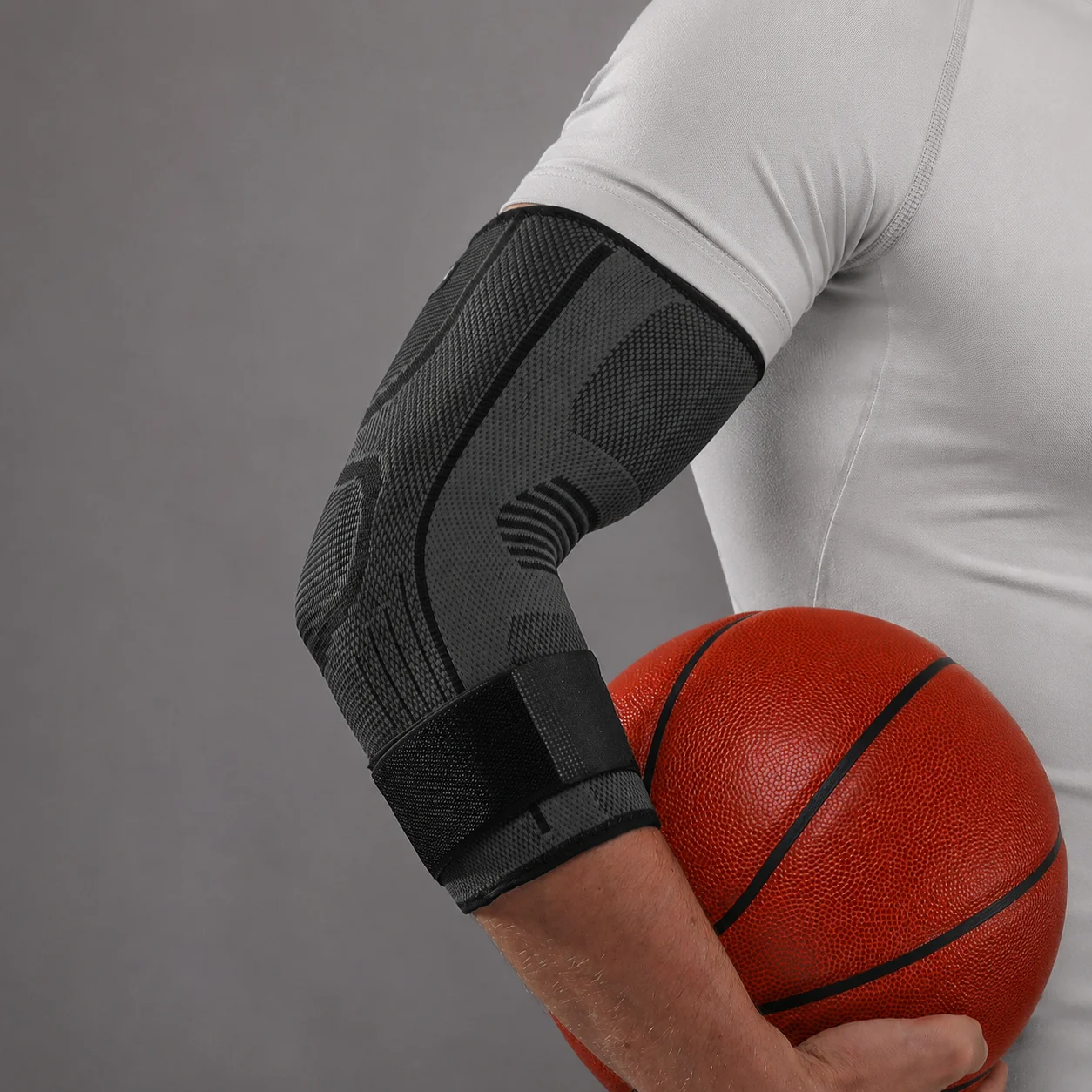 Tutore di supporto per gomito protettivo a compressione 1 Pc per pallacanestro pallavolo