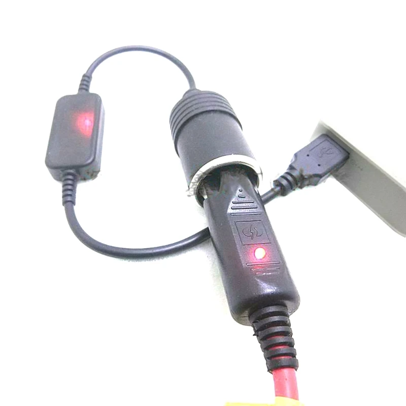 conversor tensão fêmea atualizado, conversor porta carga usb, potência 5v a 12v para gps-dash