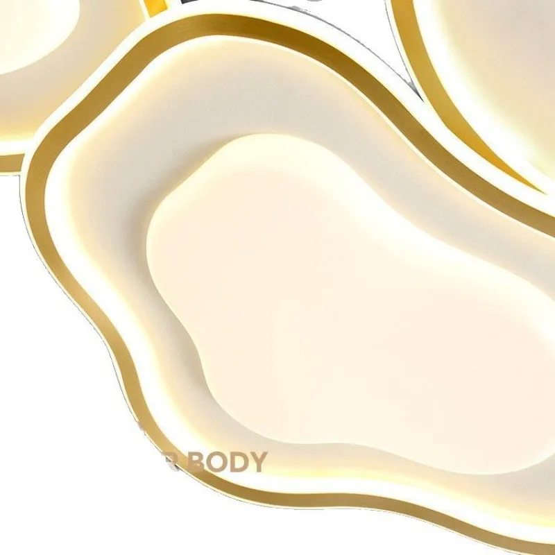 

All copper living room ceiling light modern simple light luxury atmosphere home