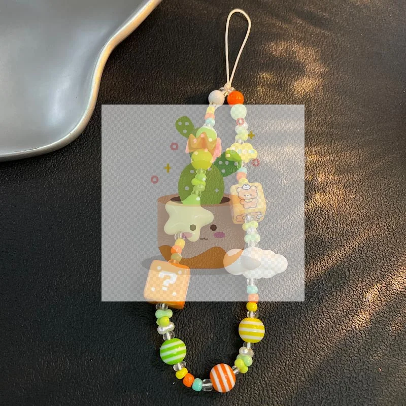 Catena versatile per telefono cellulare a colori da dessert adatta per la corda per appendere la custodia del telefono con fotocamera CCD