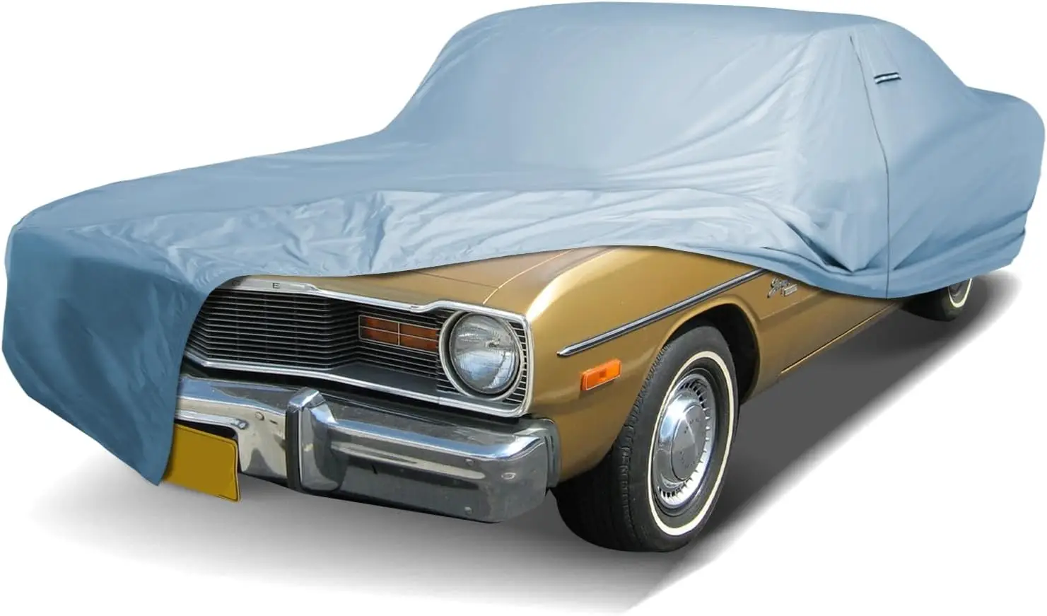 

Чехол для автомобиля на заказ для Dodge Dart 1967-1976 годов — водонепроницаемая защита от всех погодных условий с ремнями и сумкой для хранения