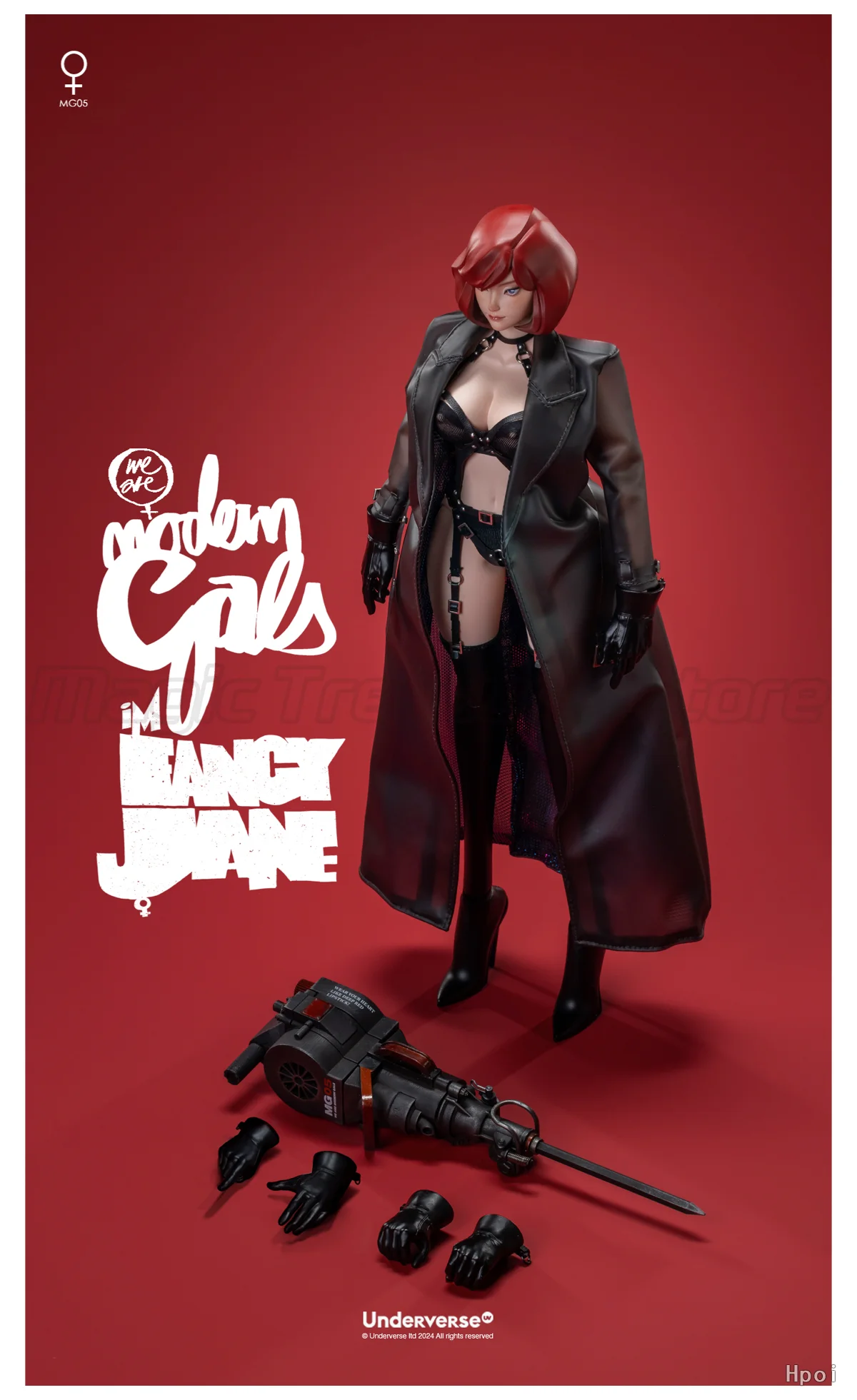 

【MT】Аниме-фигурка Underverse MODERNGALS Spy Artist FANCY JANE 1/6