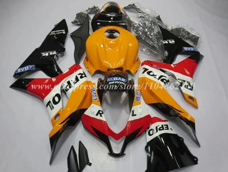4Gifts New ABS Motorcycle Full Fairings Kit Fit For HONDA CBR600RR F5 2007 2008 07 08 Bodywork Set Custom Repsol