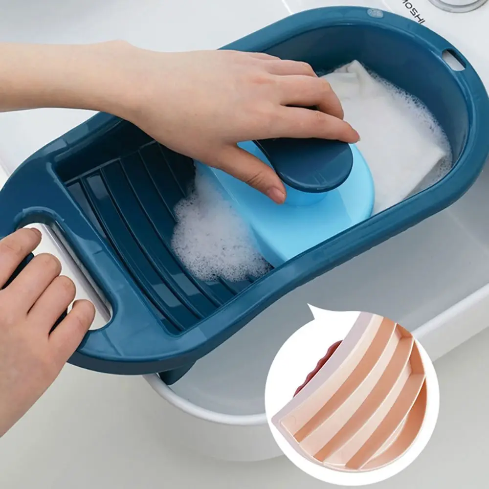 Multicolor Underwear Washboard Thicken Material Plastic Socks Washboard Cleaning Accessory Antislip Washing Board