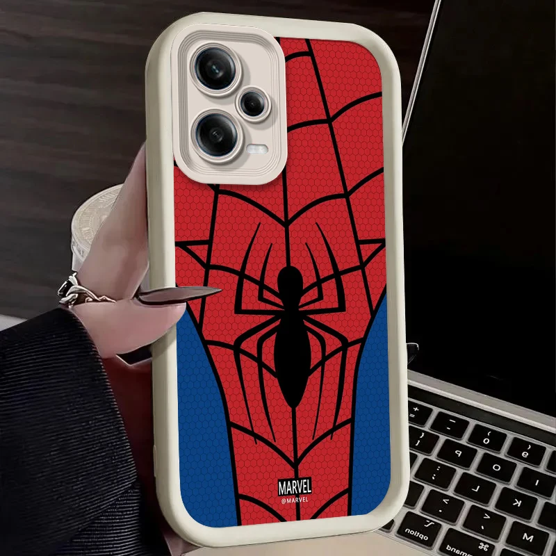 Anime Spider Man Cassa Del Telefono Per Xiaomi Redmi Nota 13 14S 12 11 Pro Plus 5G 12S 11S 10S 10 9 Redmi 14C 13C 12C 4G A3 A3X