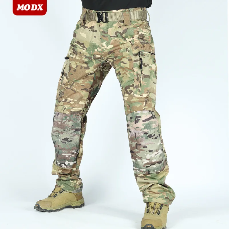 P40 戦術トレーニングパンツ春秋屋外耐摩耗性防水パンタロン屋外登山キャンプズボン