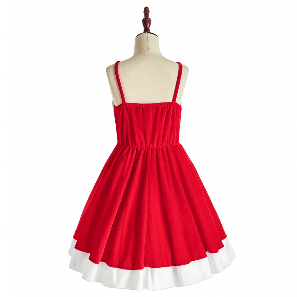 أطفال هدية الكريسماس الفتيات تأثيري فستان الأميرة فساتين نافيداد الطفل فتاة الملابس هالوين كرنفال عيد ميلاد ملابس تنكرية للحفلات #2