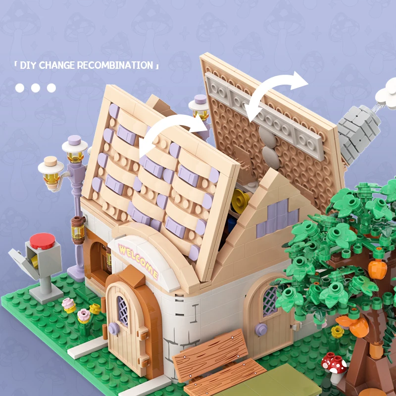 Stadt Street View Serie DIY Cottage Shop Bausteine Set Haus Villa Modell MOC Ziegel Kinder Montage Spielzeug Geschenke Für Mädchen