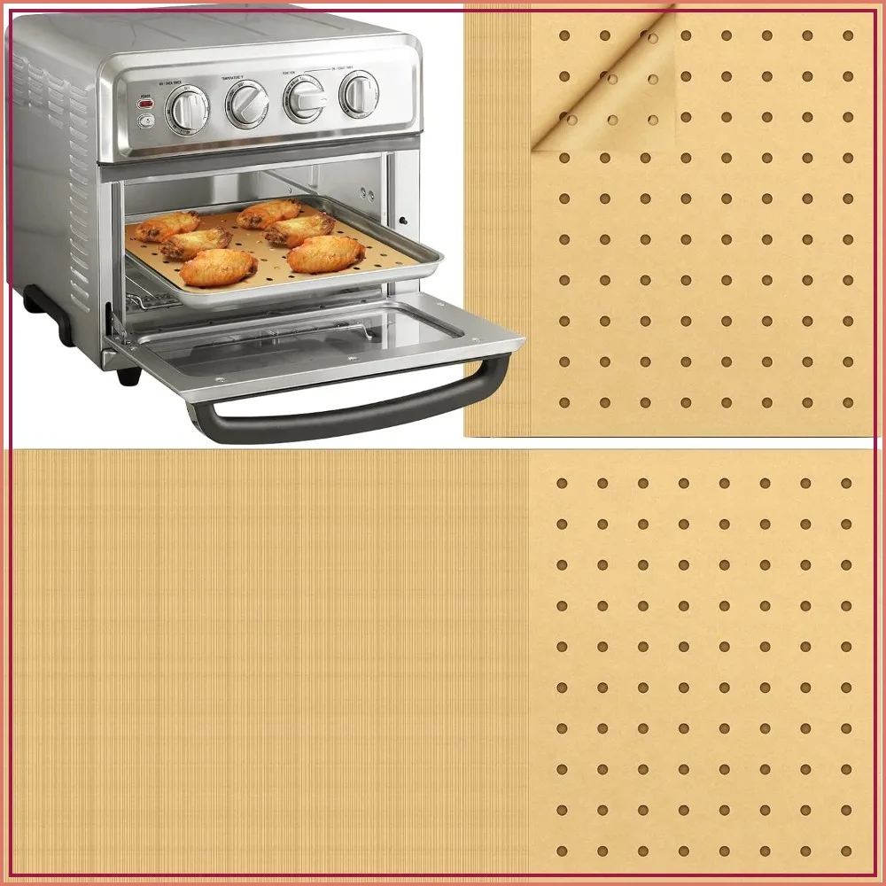 

150pcs Air Fryer Parchment Paper Liners 9x11 Inch Perforated for Healthy Crispy Cooking