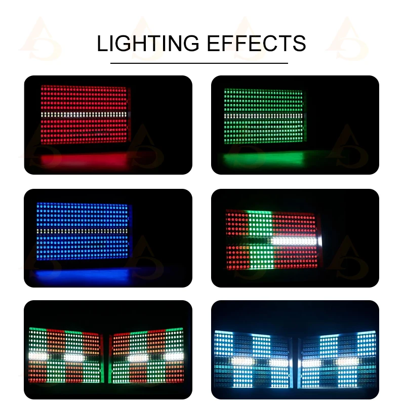 Bühne 60 W Mini LED Strobe Licht RGB 3in1 8 Partition 4 Partition Weiß DMX Super Helle DJ Bar Strobe Bühne Lichteffekte