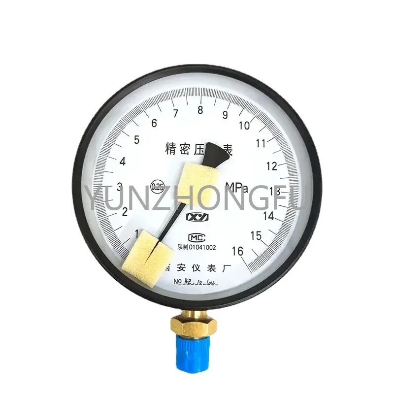 Precision Shockproof Pressure Gauge 600 Bar YBN-150 Liquid Filled