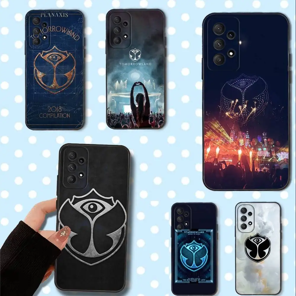 

Music Festival T-Tomorrowland Phone Case For Samsung Galaxy A13,A21s,A22,A31,A32,A52,A53,A71,A80,Soft Black Shell