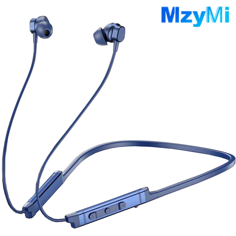 

MZYMI BS09 ENC Wireless Earphone Neckband Sport Running InEar Headphone Bluetooth5.3 HiFi Stereo Headset 200H Standby with Mic