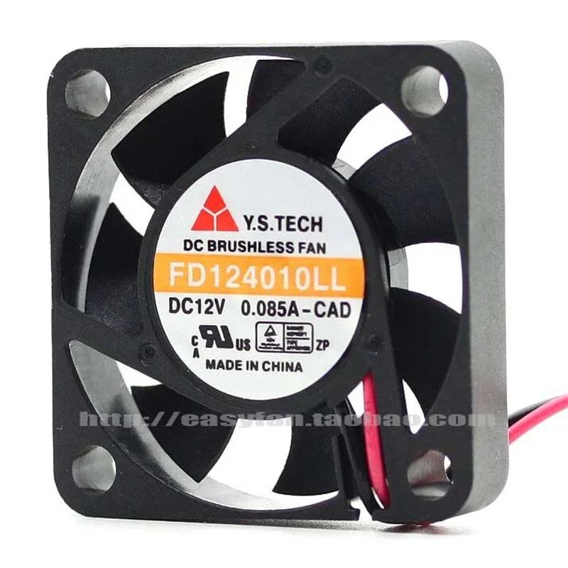 FD124010LL 4010 12V 0.085A 4CM two-wire ultra-quiet silent fan