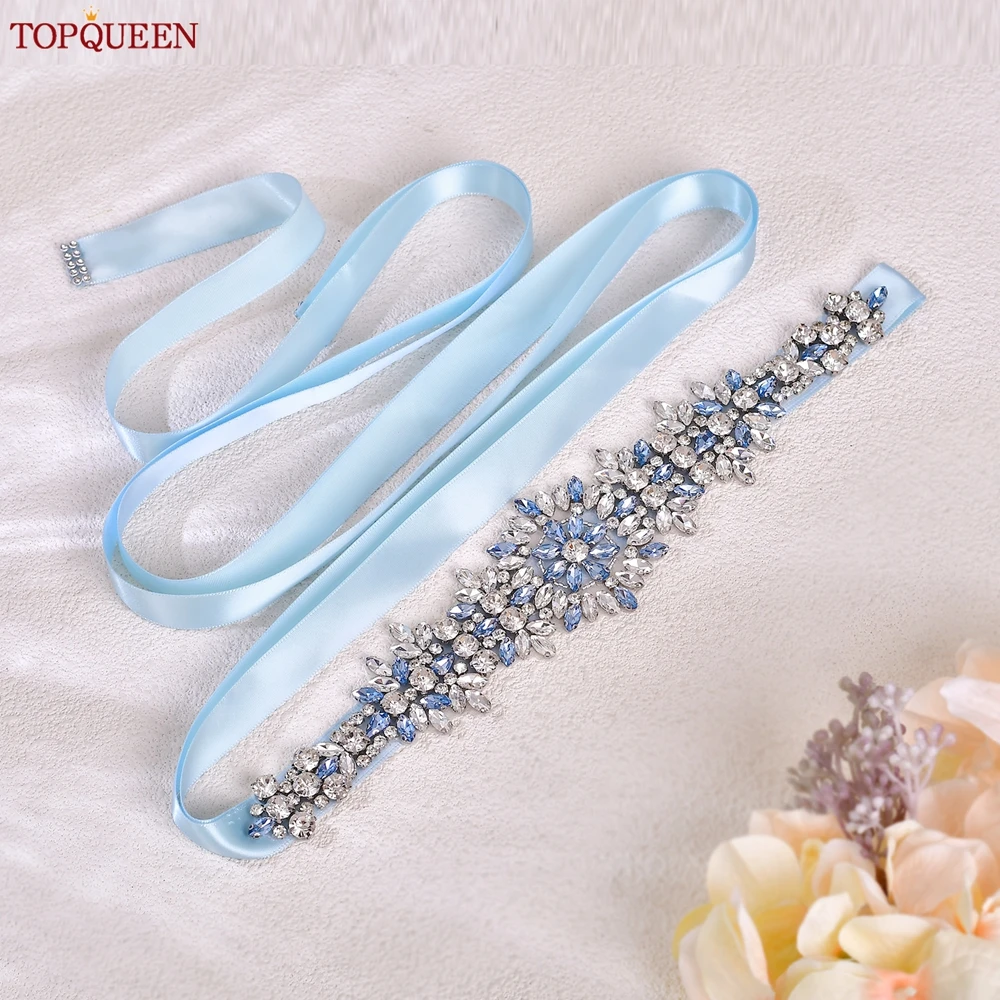 TOPQUEEN пояс ручной работы со стразами, женское вечернее банкетное платье, украшение на талию, свадебный пояс, новый стиль, пояс для подружки невесты S319 TOPQUEEN пояс ручной работы со стразами, женское вечернее банкетное платье, украшение на талию, свадебный пояс, новый стиль, пояс для подружки невесты S319