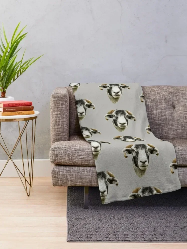 Swaledale Sheep Throw Blanket decorative Designers Blankets