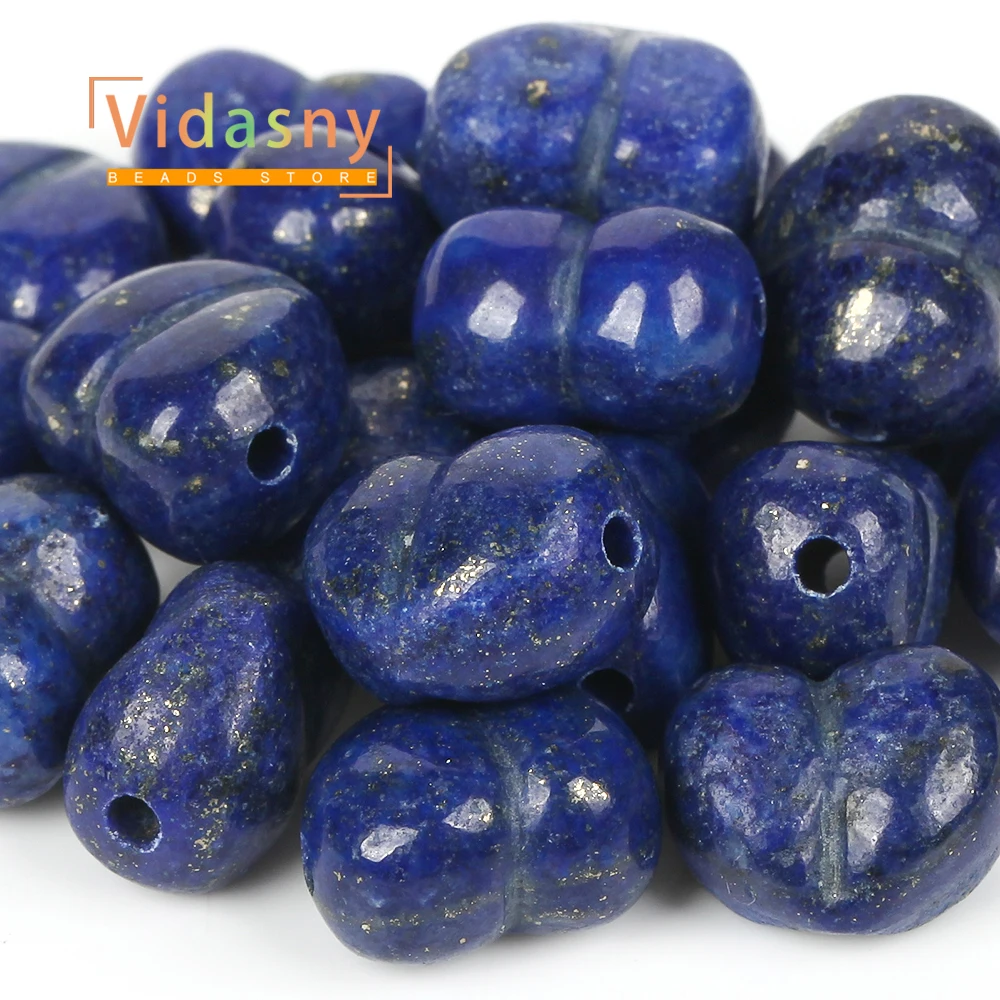 13 mm, 5 Stück, Naturstein, Lapis Lazuli, pfirsichfarbene Herzform, lose Abstandsperlen für die Schmuckherstellung, DIY-Armband, Halskette, Ohrringe – Detail 4