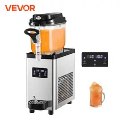 VEVOR 6L Commercial Slushy Machine Slushy Maker with Automatic Speed Control Vending Machine Drink Dispenser for Reastaurant Bar