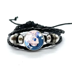 Hot Anime Jujutsu Kaisen Choso Suguru Geto Gojo Sukuna Bracelets Art Multilayer Braided Bracelets Bangles Handmade Jewelry Gifts