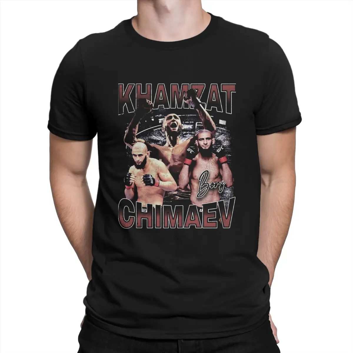 

Khamзат чимаев Специальная футболка Khabib Nurmagomedov для отдыха футболка Летняя одежда для мужчин и женщин