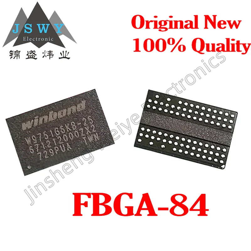 

(5/20 pieces) W9751G6KB-25 FBGA-84 W9751G6KB/512Mbit RAM memory chip/new original stock Electronic