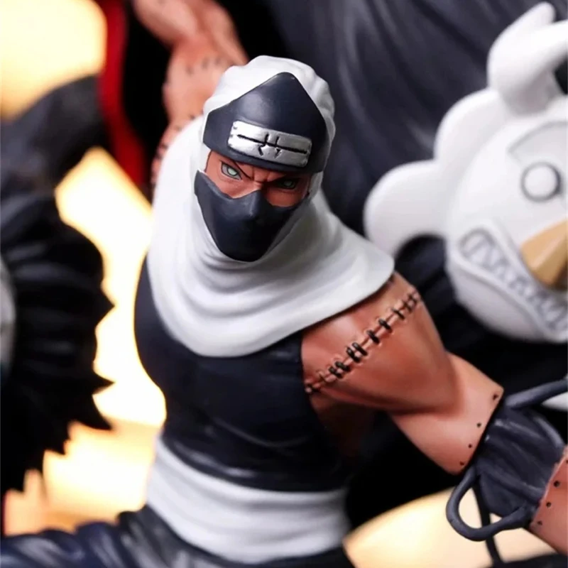 42-44cm 나루토 CS 아카츠키 카쿠즈와 사소리 GK 디오라마 스태츄 에픽 대형 애니메이션 장면 모델 박스 컬렉션 성인 팬을 위한 선물