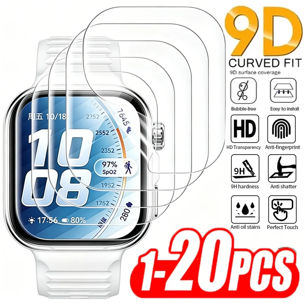 1-20pcs Soft TPU Hydrogel Film for Huawei Watch Fit 5 Pro Screen Protector for Huawei Watch Fit 5 Anti-scratch Protective Films