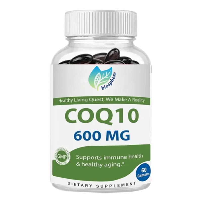 

CoQ10 600 мг в капсулах — поддержка здоровья сердца — 60 шт.