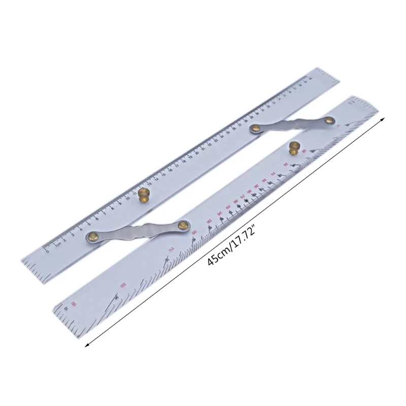 450mm Marine Navigation GPS Plotter Parallel Ruler Boat-Sea Chart Measuring Divider Navigation Parallel DropShipping