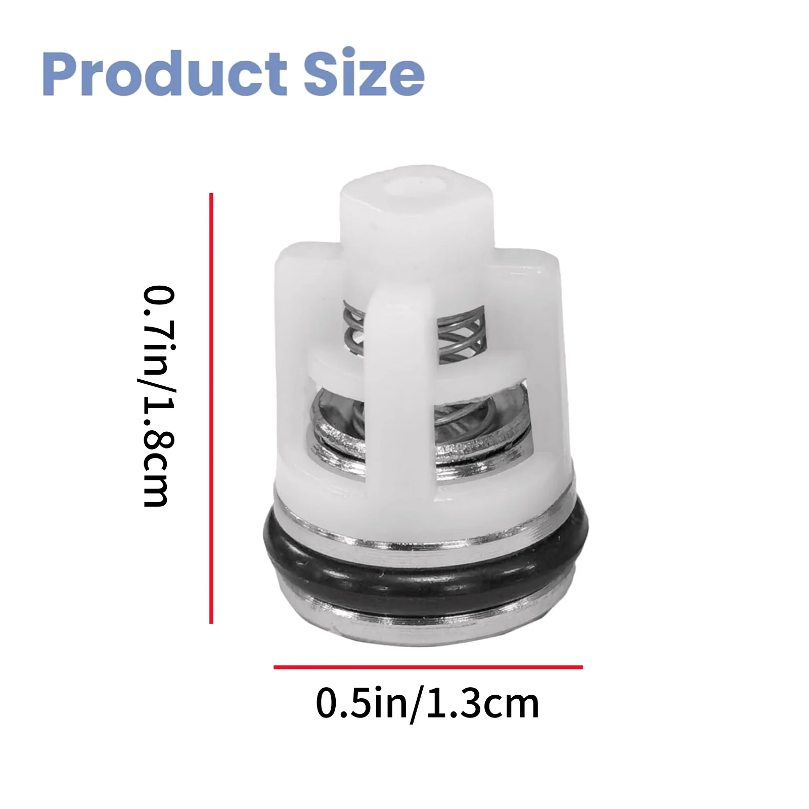 6Pcs High Pressure Washer Valve Repair Kit with O-Rings & Seats, Restore Pump Flow for Car Washing Machine
