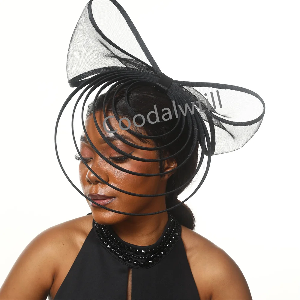 Fascinator Hat For Women Elegant Wedding Church Headpiece Ladies Chic Bow Fascinators Party Hats New Kentucky Derby Millinery