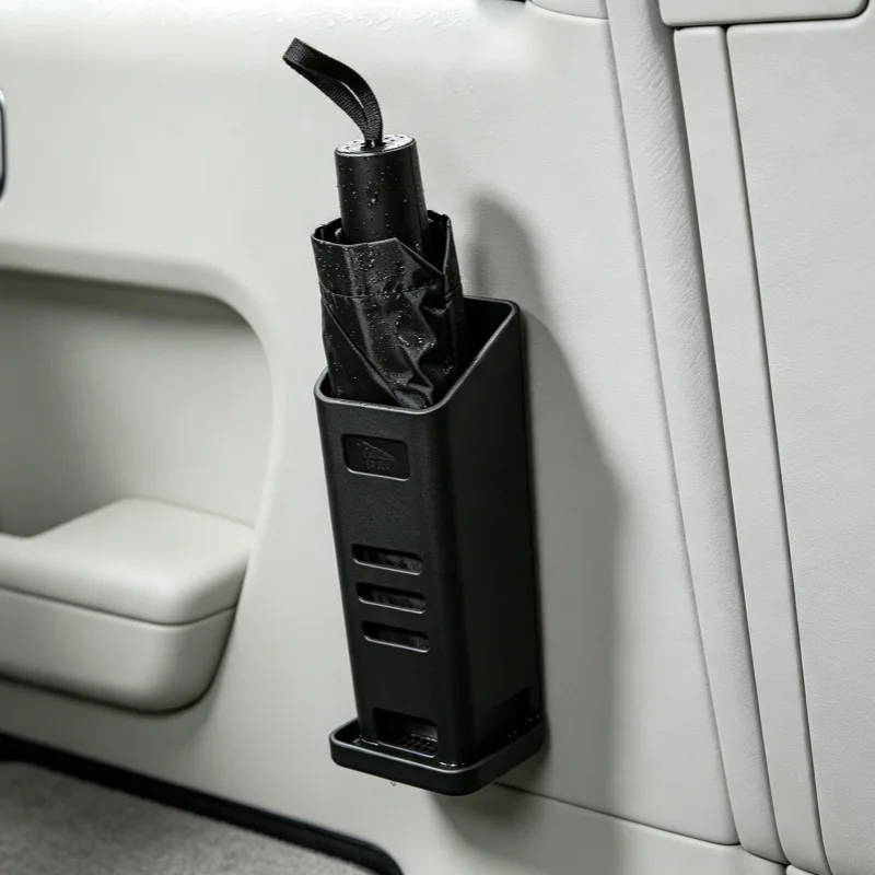 New Umbrella Organizer Multi-Purpose Car Rain Umbrella Storage Box Cup Bottle Holder Storage Rack Car Interior Accessories