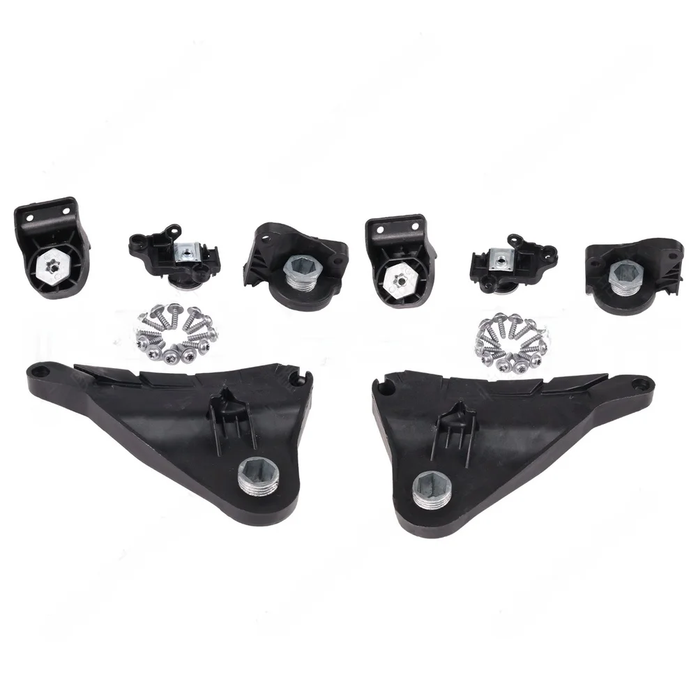 W206 Headlight Fix Headlight Repair Kit For Damaged Headlight Repair Black Heat Resistant ABS Pressure Resistant