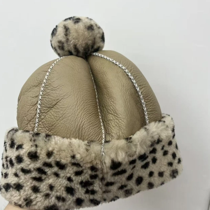 

Fashion Animal Pattern Winter Hat for Women Men Unsiex Wind Resistant Thermals Lined Snow Cap Trapper Hat for Outdoor D0UB