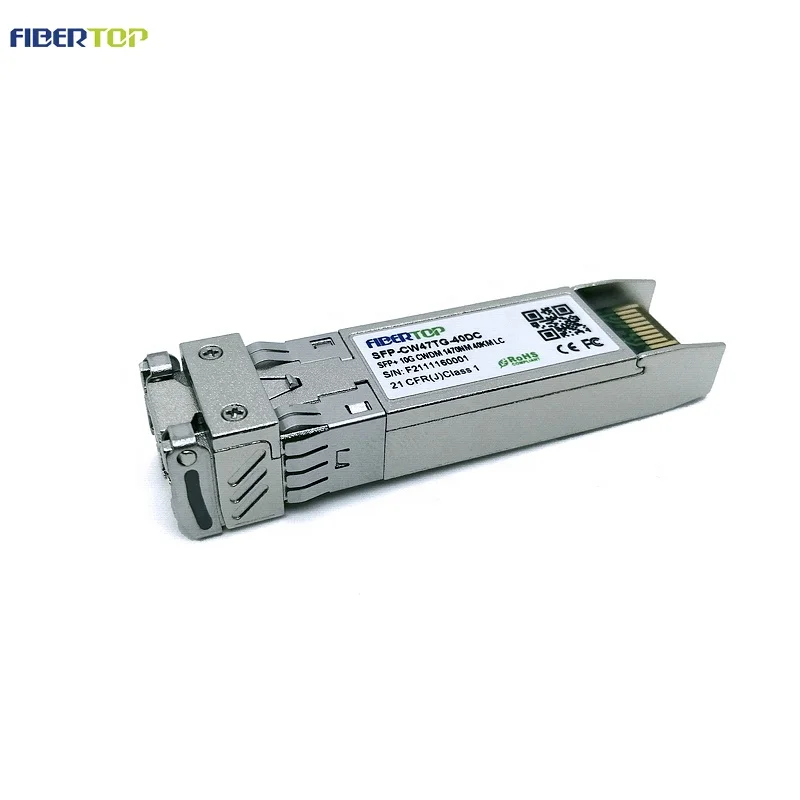 FIBERTOP Mikrotik compatible 10G SFP+ CWDM 1470NM 40KM duplex LC network transceiver module