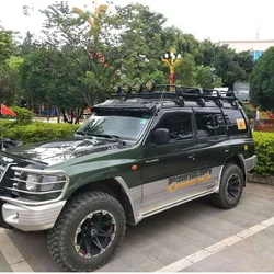 Roof rack for Mitsubishi Cheetah Black King Kong Q6 Pajero V31 V32 V33 Qibing modified luggage rack frame roof rack frame basket