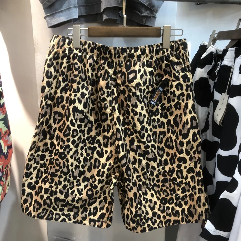 Kapital 2SS Qui Dry Polka Dot Leopard Print Kasual Longgar Olahraga orts Celana Lima Titik Trendi Pemuda Vitali Sle