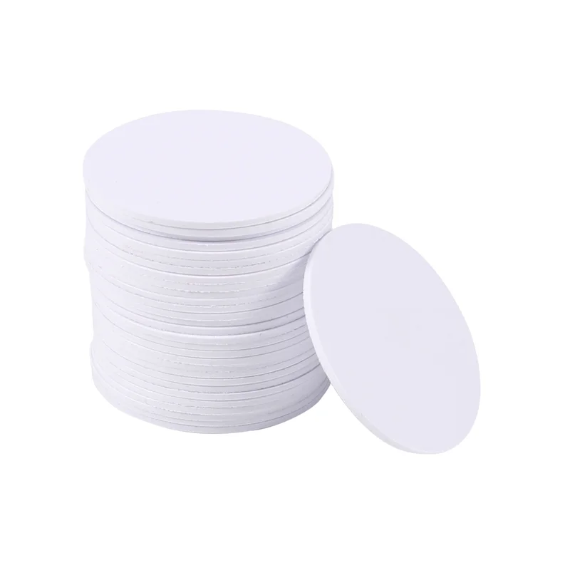 A92Z Ntag215 NFC タグ用、すべての NFC 対応携帯電話およびデバイスと互換性のあるブランク PVC コイン NFC カード - (30 個)
