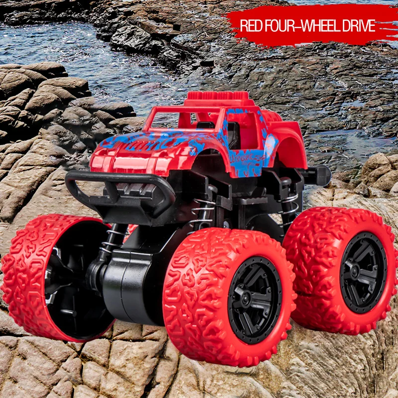 

Children's Toy Car Inertia 4WD off Road Vehicle Friction Toy Car