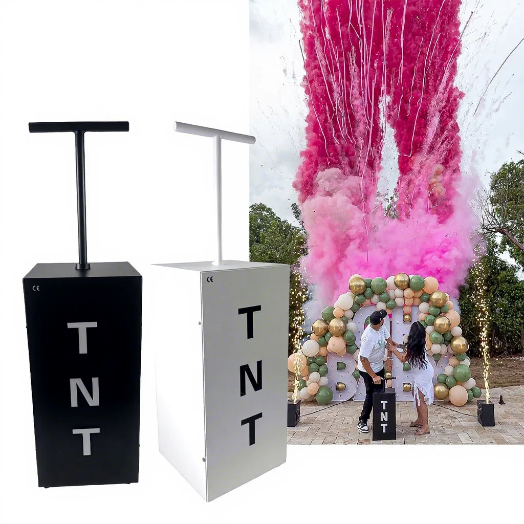 เครื่องพ่นควันสีควบคุมระยะไกลแ - Confetti Cannon Tube บทวิจารณ์และราคา