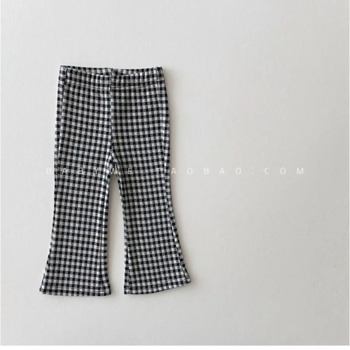 Girl Pants Autumn 2024 New Skinny Lattice Leopard Print Bell-bottoms Casual Simple Fashion Sweet Korean Active Vintage Cute