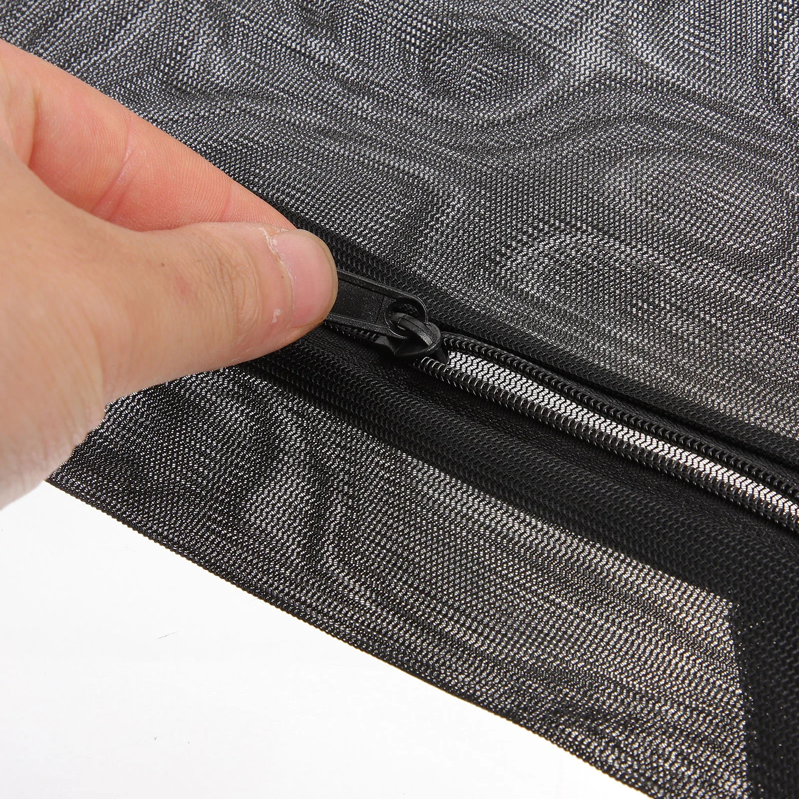 

4 Pack Laundry Mesh Black Polyester Zipper Wash Bags for Clothes Underwear Socks Small Items Home Travel Garment Bags