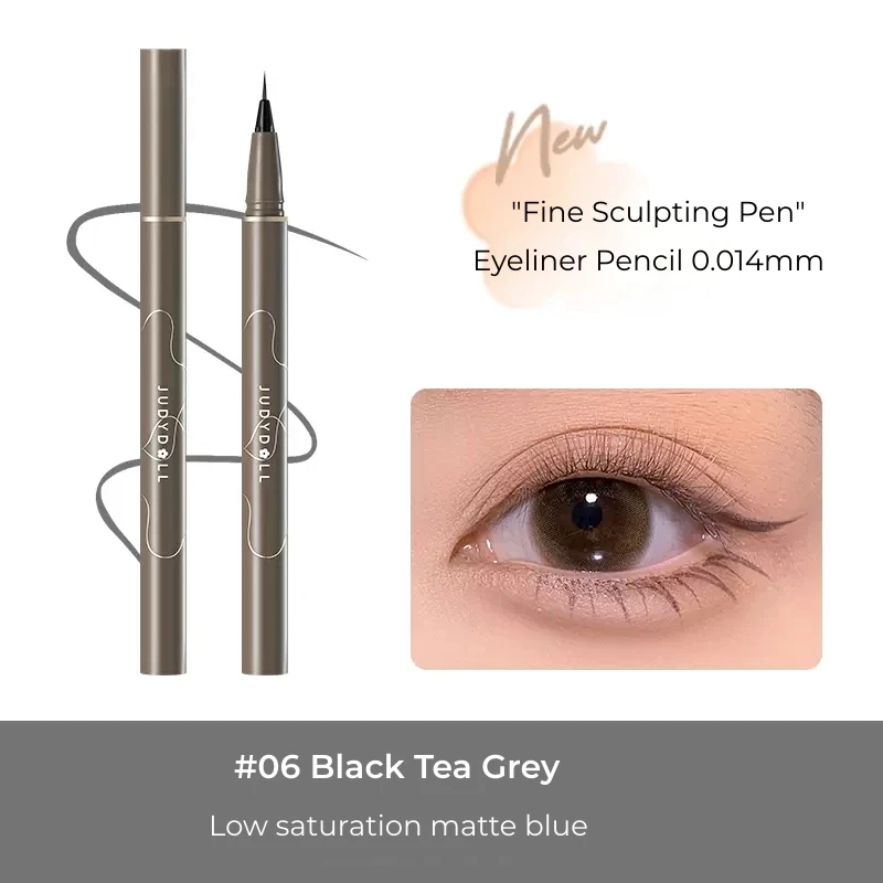 Judydoll New Black Liquid Eyeliner Pencil Waterproof 24 Hours Long Lasting Eye Makeup Smooth Superfine Eye Liner Pen