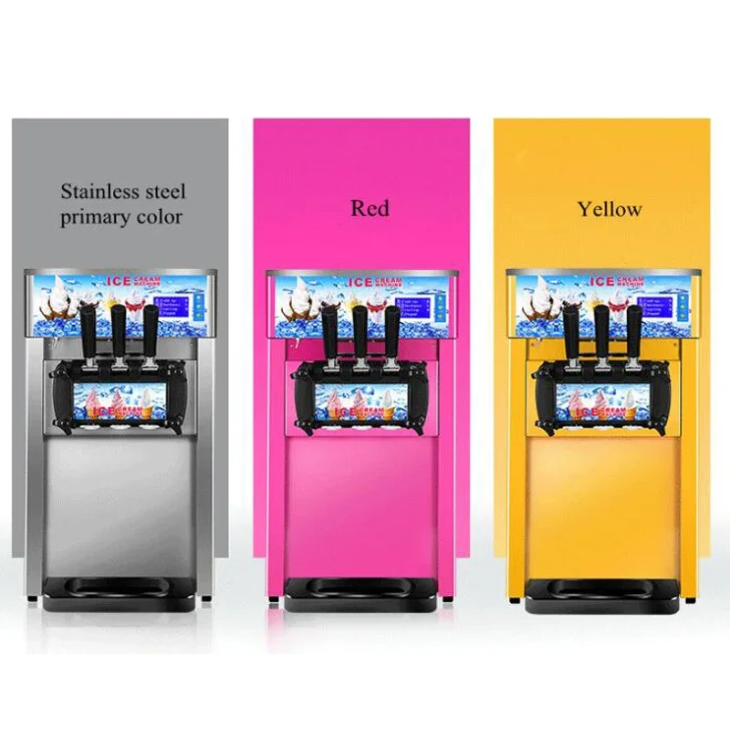 

Soft Serve Ice Cream Machine Commercial Electric Ice Cream Makers Desktop Sundae Ice Cream Machine 220V 110V