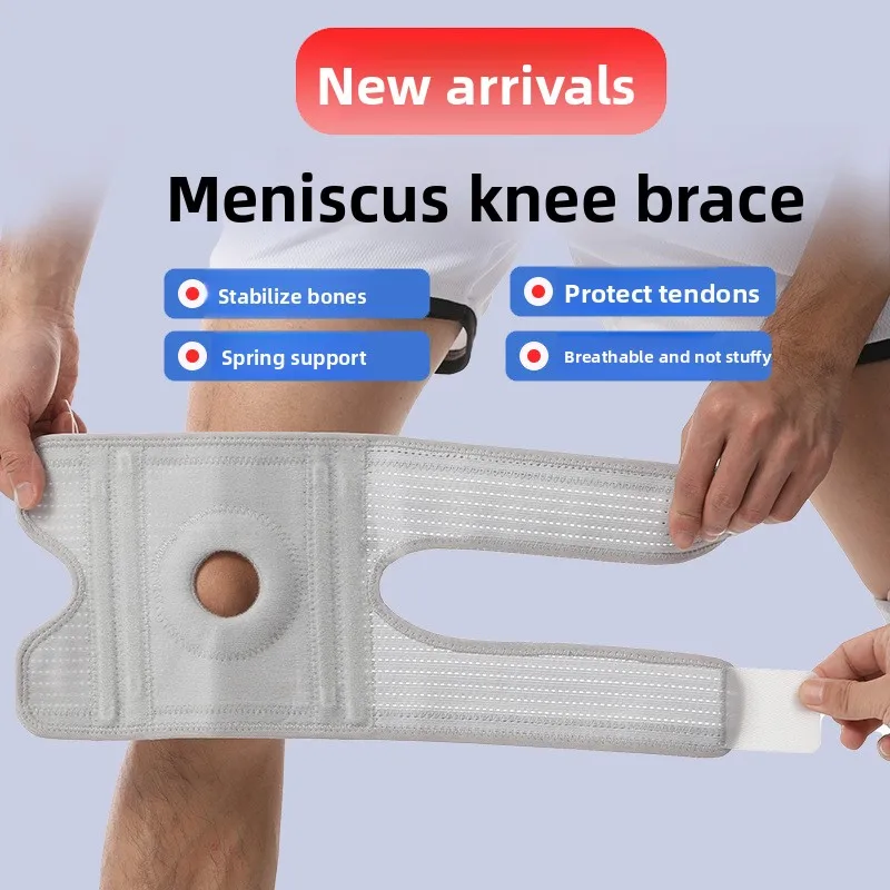 

Sports Patella Knee Brace for Men and Women Breathable, Lightweight, Adjustable Support Meniscus Protection Running Knee Guard
