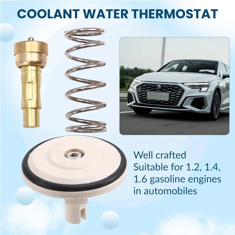 

A73X-Термостат охлаждающей жидкости - 1,2 1,4 1,6 бензин для VW Seat Skoda - 03C121110A